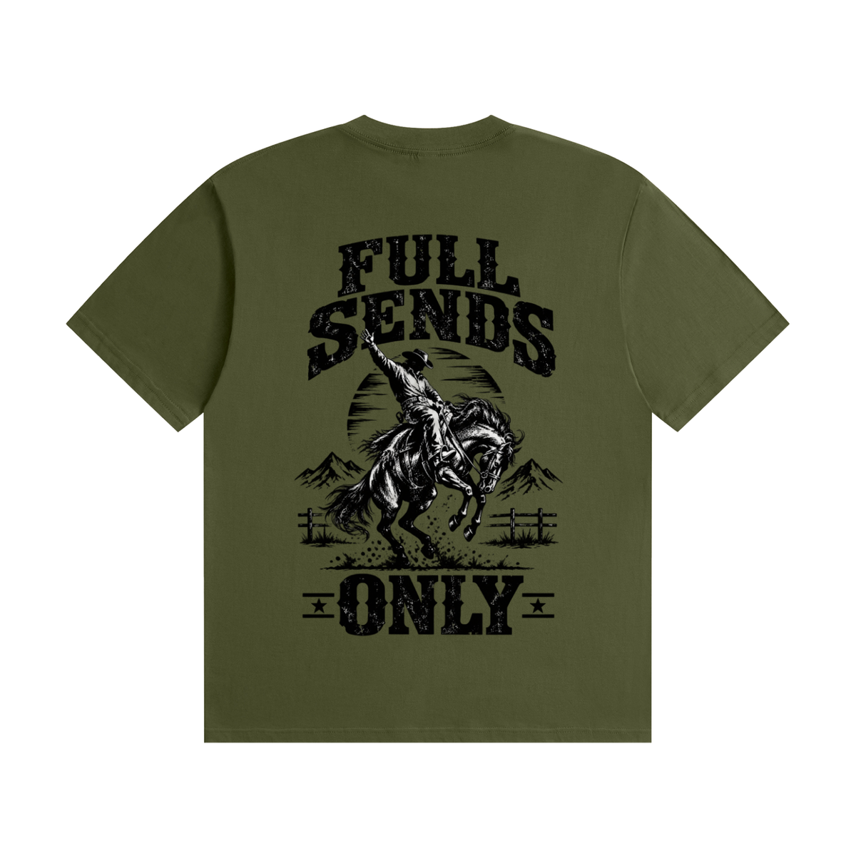 40X = 1200 Entries ✅ - Western "Full Sends Only" Fervi Nation Tee