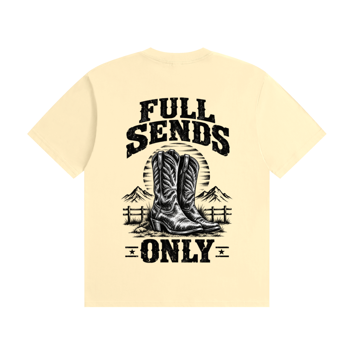 40X = 1200 Entries ✅ - Western Boots "Full Sends Only" Fervi Nation Tee