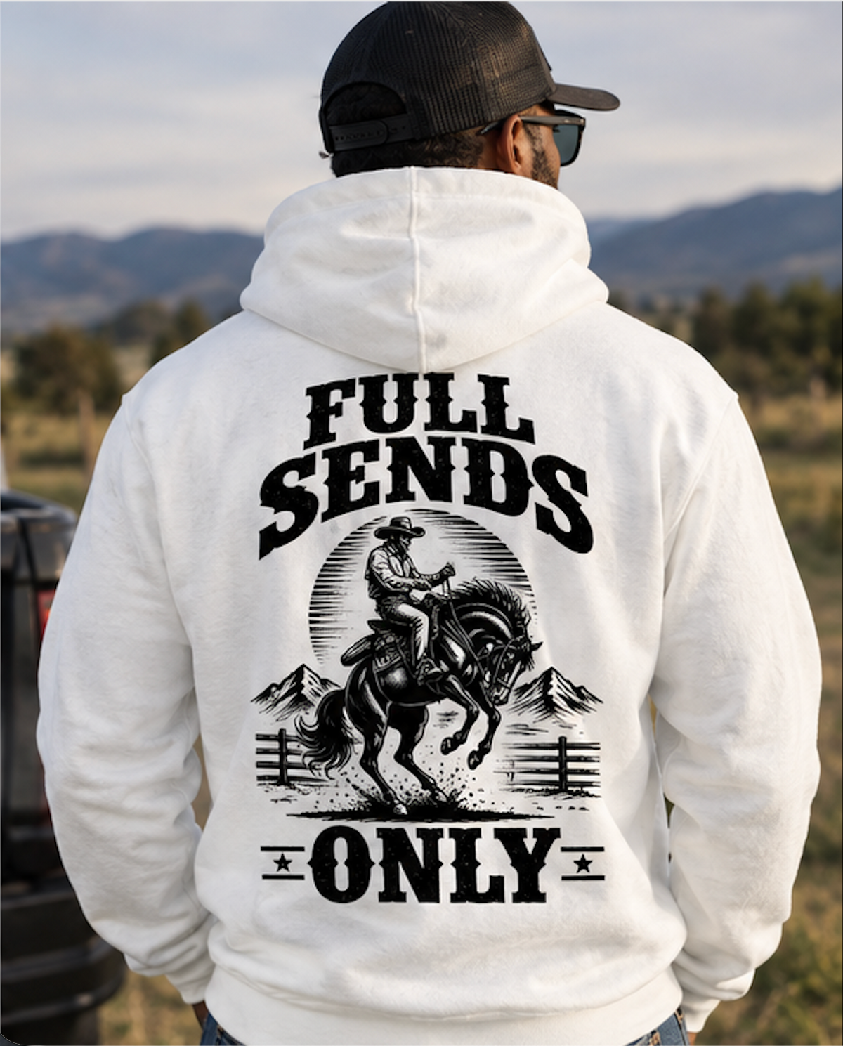 40X = 1600 Entries ✅ - Western "Full Sends Only" Fervi Nation Hoodie