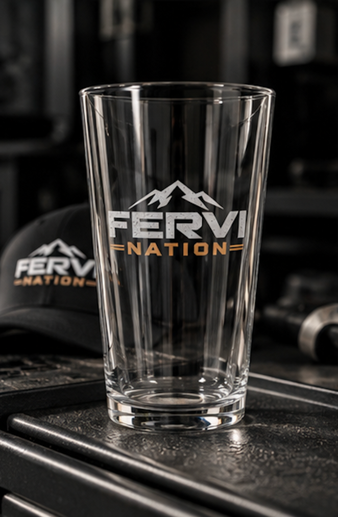 40X = 1200 Entries ✅ - 16oz  Fervi Nation Drinking Glass